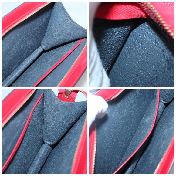LOUIS VUITTON Epi Trousse Crete Clutch Bag Red - Picture 14 of 15